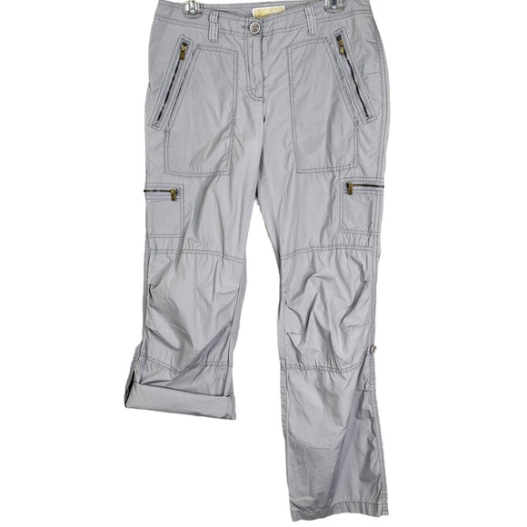 MICHAEL Michael Kors Lightweight Convertible Straight Leg Pants Grey Women’s 6 - Picture 3 of 11